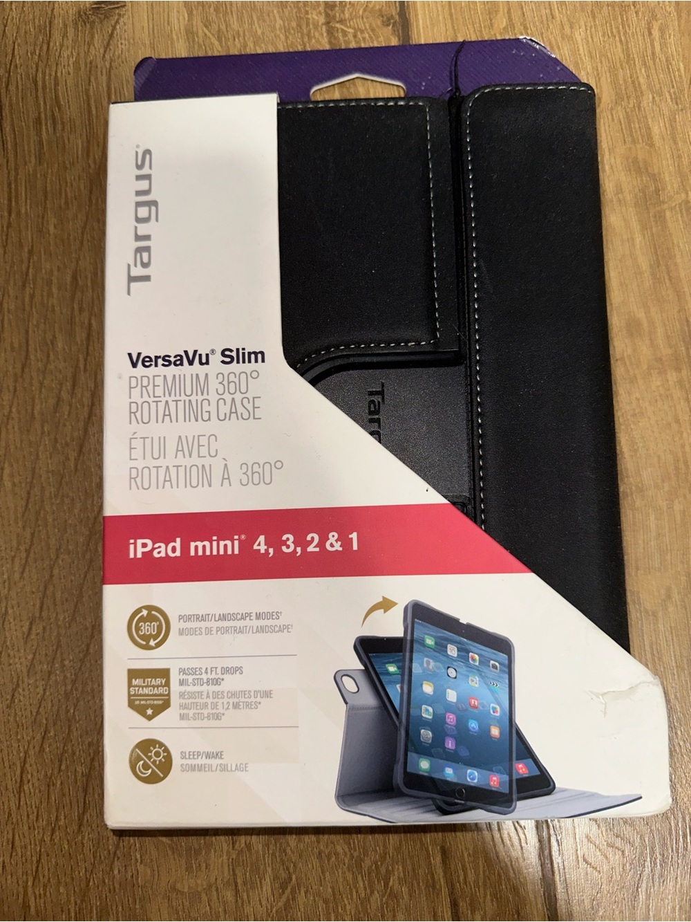 Targus VersaVu Slim 360° Rotating Case - Black for iPad 4,3 ,2, 1